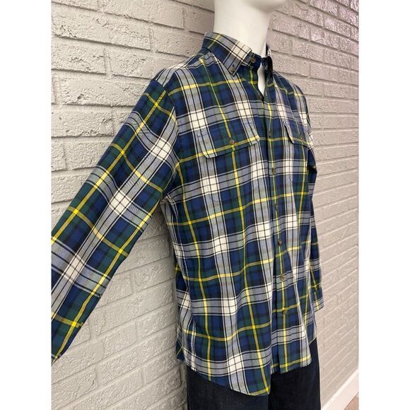 Vineyard Vines Performance Men Perigean Plaid Long Sleeve Button Down Slim Fit L - Picture 3 of 10